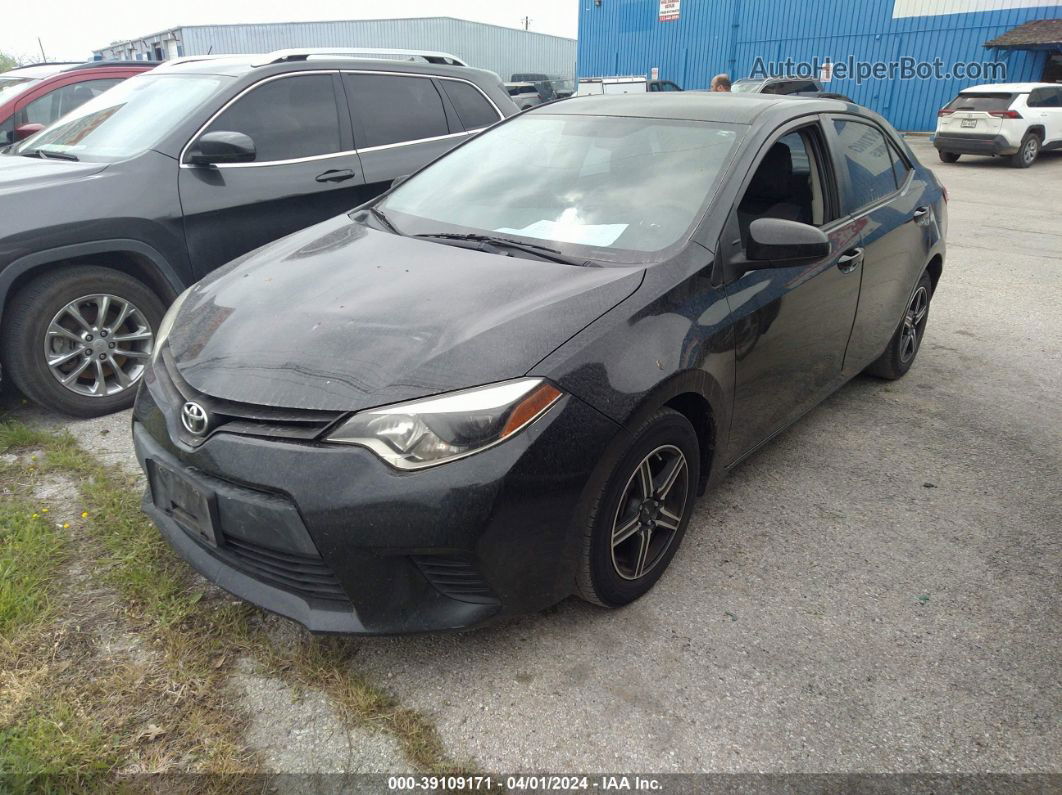 2014 Toyota Corolla L Black vin: 5YFBURHE8EP092067