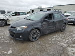 2014 Toyota Corolla L Black vin: 5YFBURHE8EP100166