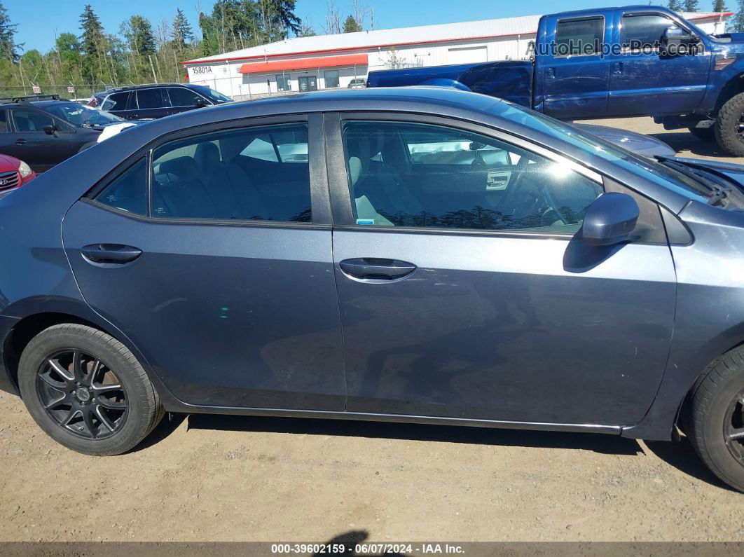 2014 Toyota Corolla Le Gray vin: 5YFBURHE8EP119669