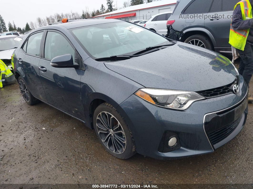 2014 Toyota Corolla S Plus Gray vin: 5YFBURHE8EP124936