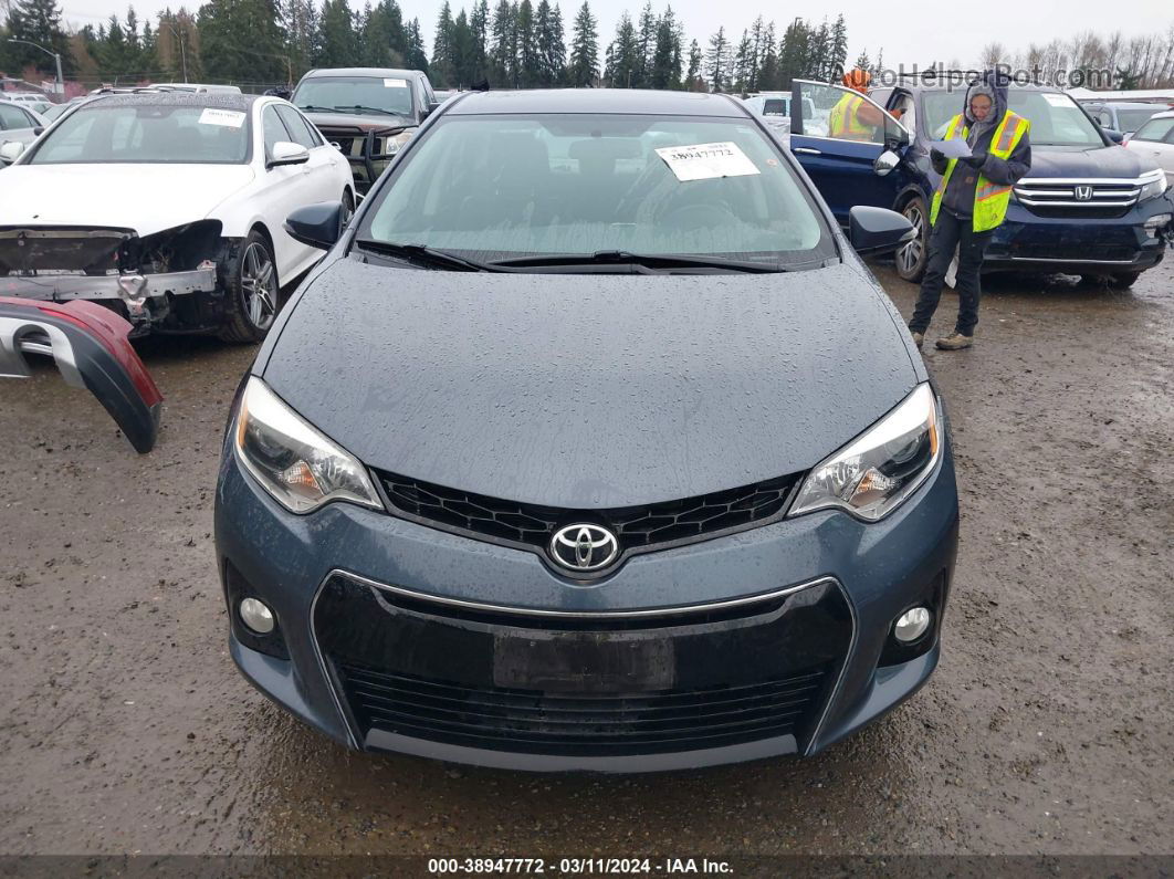 2014 Toyota Corolla S Plus Серый vin: 5YFBURHE8EP124936