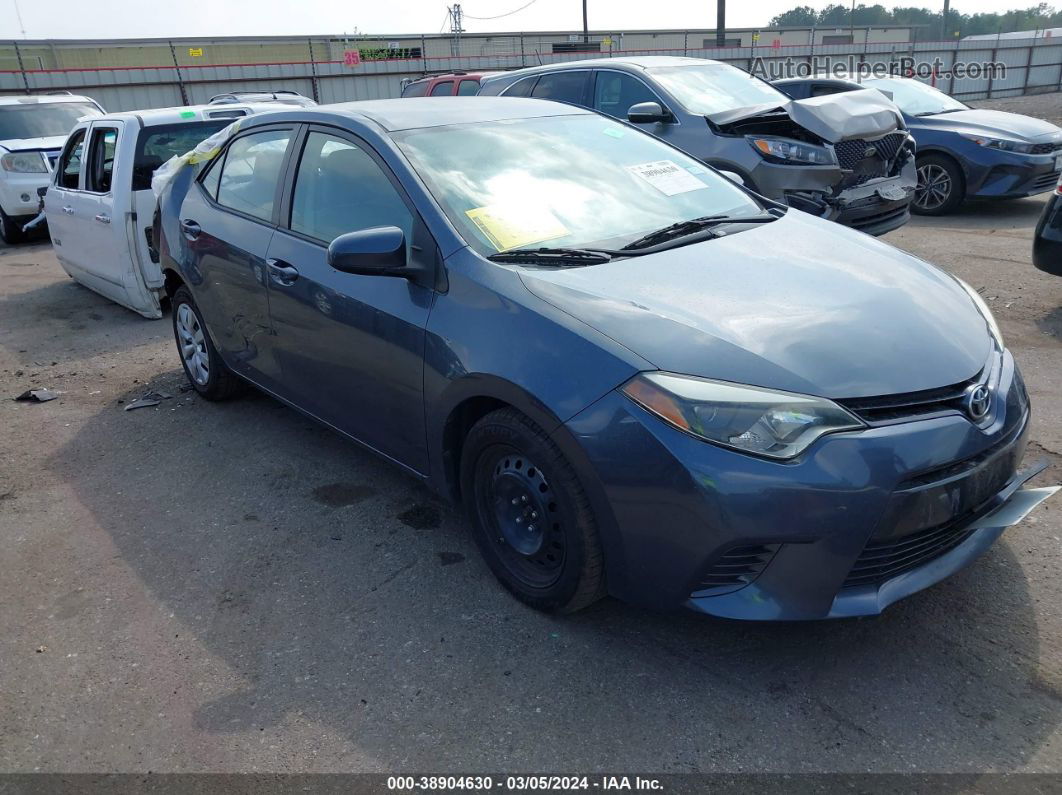 2015 Toyota Corolla Le Dark Blue vin: 5YFBURHE8FP203976