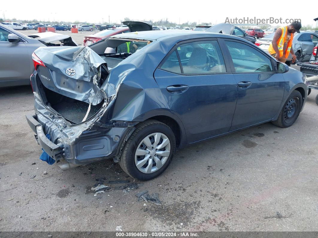 2015 Toyota Corolla Le Dark Blue vin: 5YFBURHE8FP203976