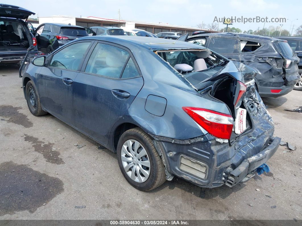 2015 Toyota Corolla Le Dark Blue vin: 5YFBURHE8FP203976