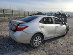 2015 Toyota Corolla L Silver vin: 5YFBURHE8FP208773