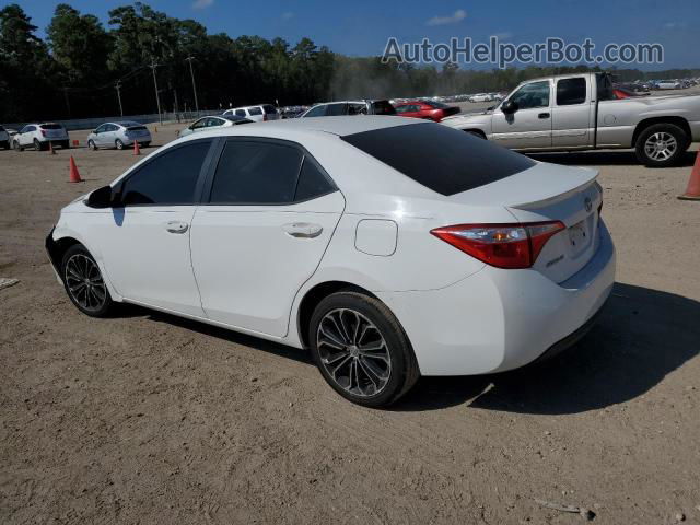 2015 Toyota Corolla L White vin: 5YFBURHE8FP217330