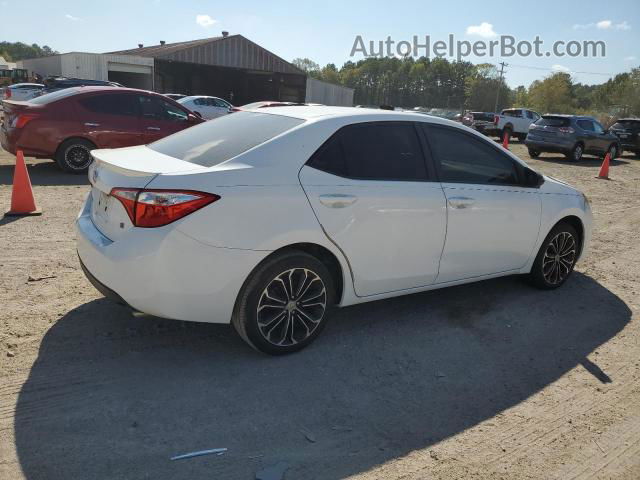 2015 Toyota Corolla L Белый vin: 5YFBURHE8FP217330