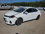 2015 Toyota Corolla L White vin: 5YFBURHE8FP217330