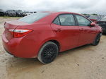 2015 Toyota Corolla L Red vin: 5YFBURHE8FP259769