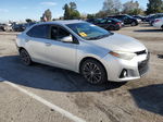 2015 Toyota Corolla L Silver vin: 5YFBURHE8FP276801