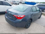 2015 Toyota Corolla L Blue vin: 5YFBURHE8FP288530