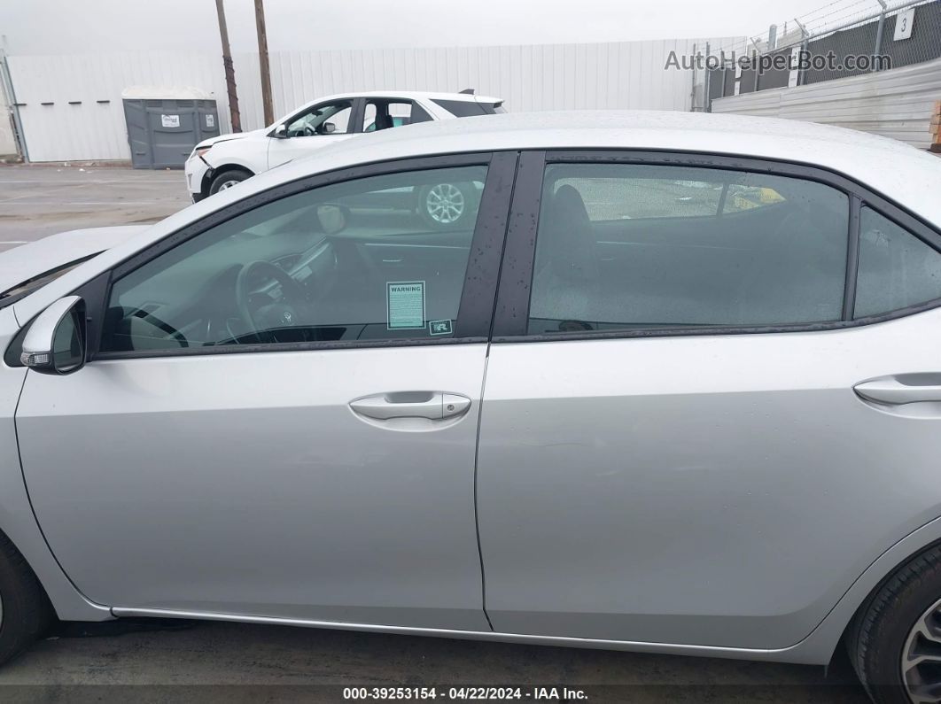 2015 Toyota Corolla S Plus Silver vin: 5YFBURHE8FP303172