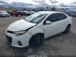 2015 Toyota Corolla S Plus White vin: 5YFBURHE8FP346989