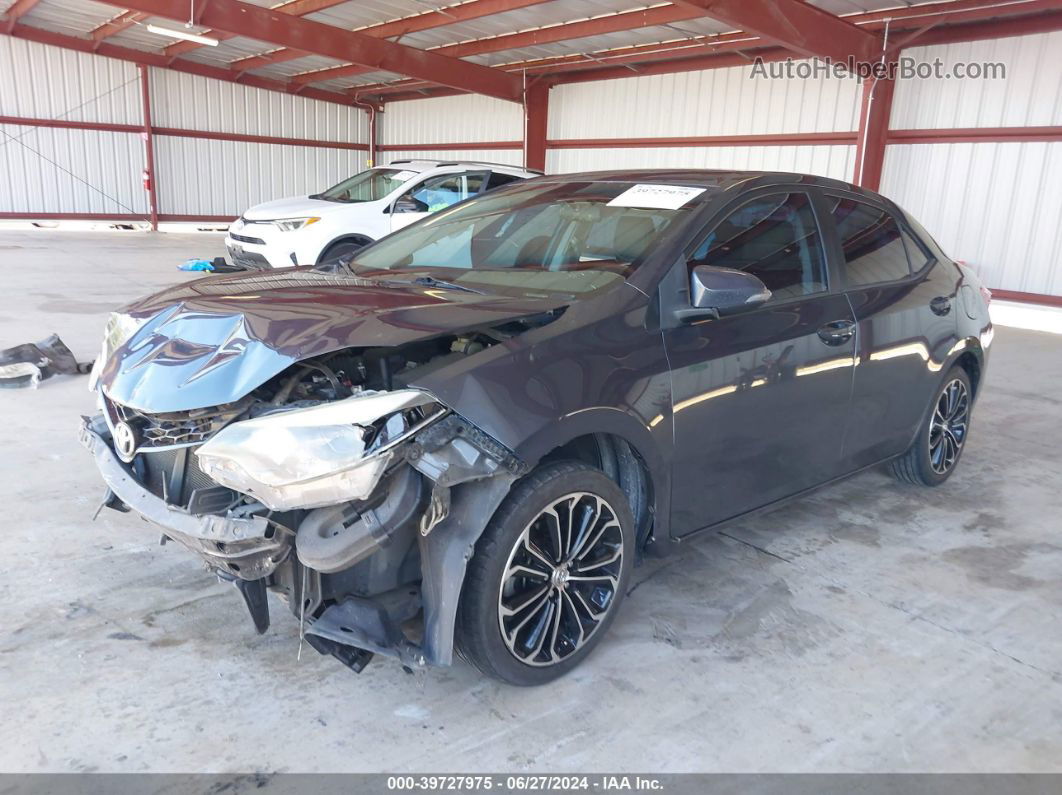 2015 Toyota Corolla S Plus Gray vin: 5YFBURHE8FP347883