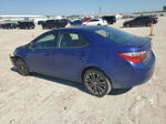 2015 Toyota Corolla L Blue vin: 5YFBURHE8FP349892