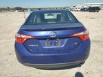 2015 Toyota Corolla L Blue vin: 5YFBURHE8FP349892