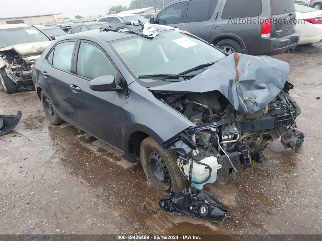 2015 Toyota Corolla L Blue vin: 5YFBURHE8FP350850