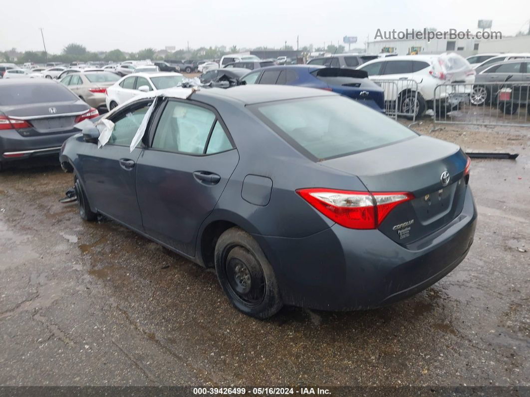 2015 Toyota Corolla L Blue vin: 5YFBURHE8FP350850