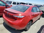 2015 Toyota Corolla L Red vin: 5YFBURHE8FP353778