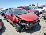 2015 Toyota Corolla L Red vin: 5YFBURHE8FP353778