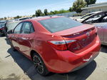 2015 Toyota Corolla L Red vin: 5YFBURHE8FP353778