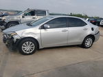 2016 Toyota Corolla L Silver vin: 5YFBURHE8GP370386