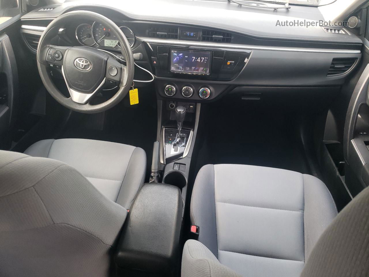 2016 Toyota Corolla L Silver vin: 5YFBURHE8GP370386