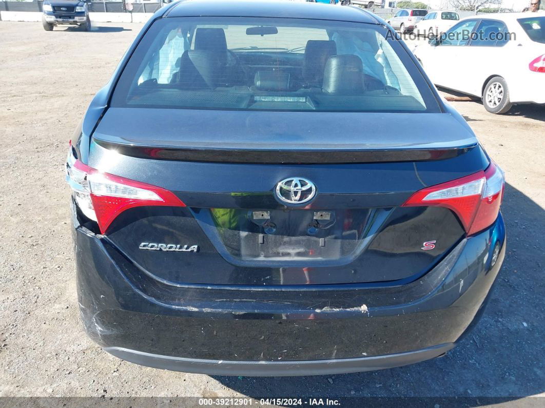 2016 Toyota Corolla S Plus Black vin: 5YFBURHE8GP449251