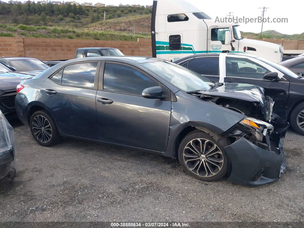 2016 Toyota Corolla S Plus Light Blue vin: 5YFBURHE8GP455941