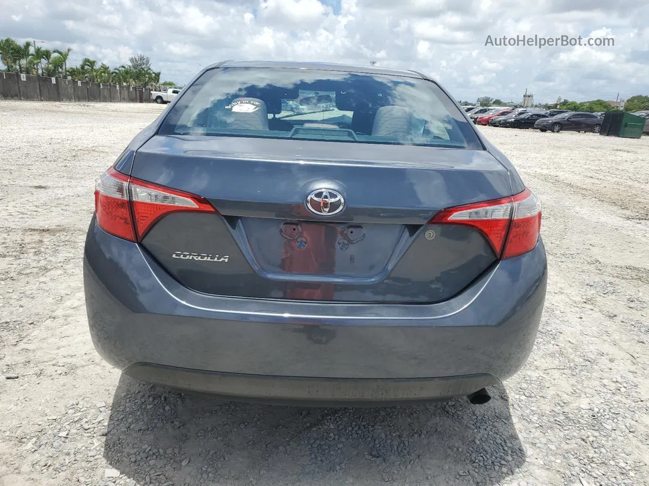 2016 Toyota Corolla L Gray vin: 5YFBURHE8GP463425