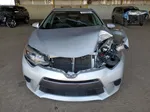 2016 Toyota Corolla L Silver vin: 5YFBURHE8GP478362