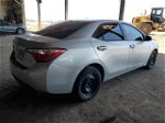 2016 Toyota Corolla L Silver vin: 5YFBURHE8GP478362