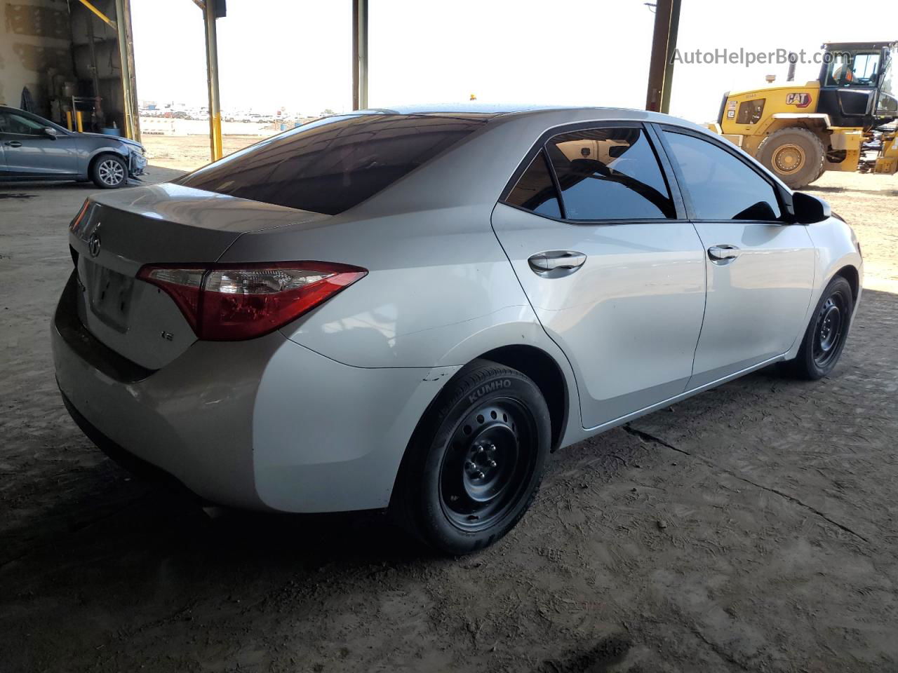 2016 Toyota Corolla L Silver vin: 5YFBURHE8GP478362