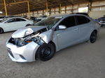 2016 Toyota Corolla L Silver vin: 5YFBURHE8GP478362