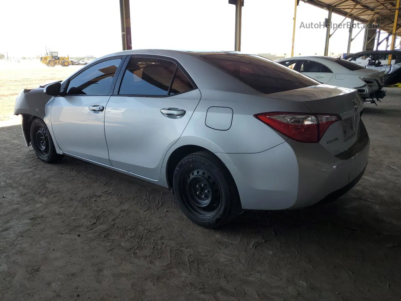 2016 Toyota Corolla L Silver vin: 5YFBURHE8GP478362