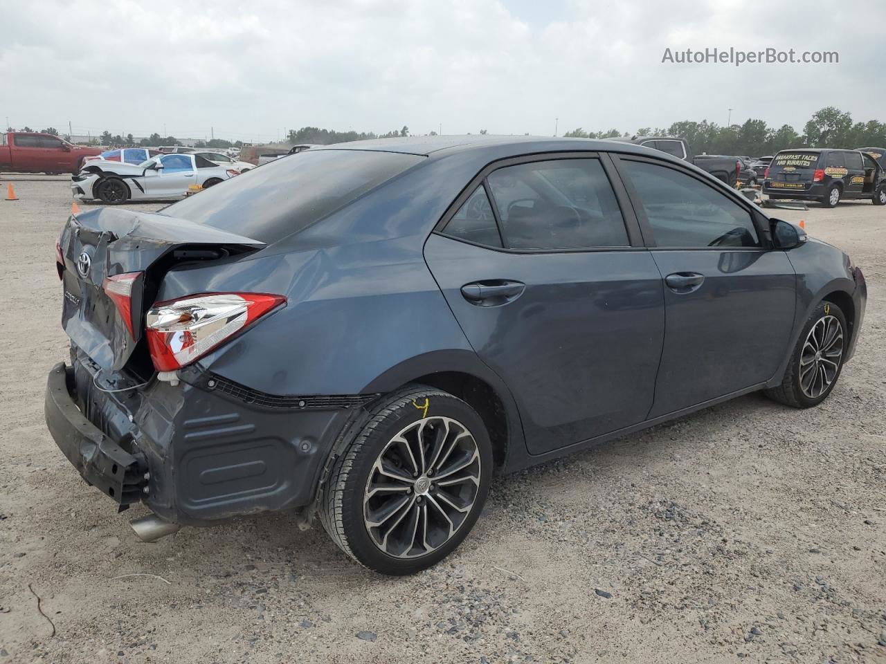 2016 Toyota Corolla L Charcoal vin: 5YFBURHE8GP526880