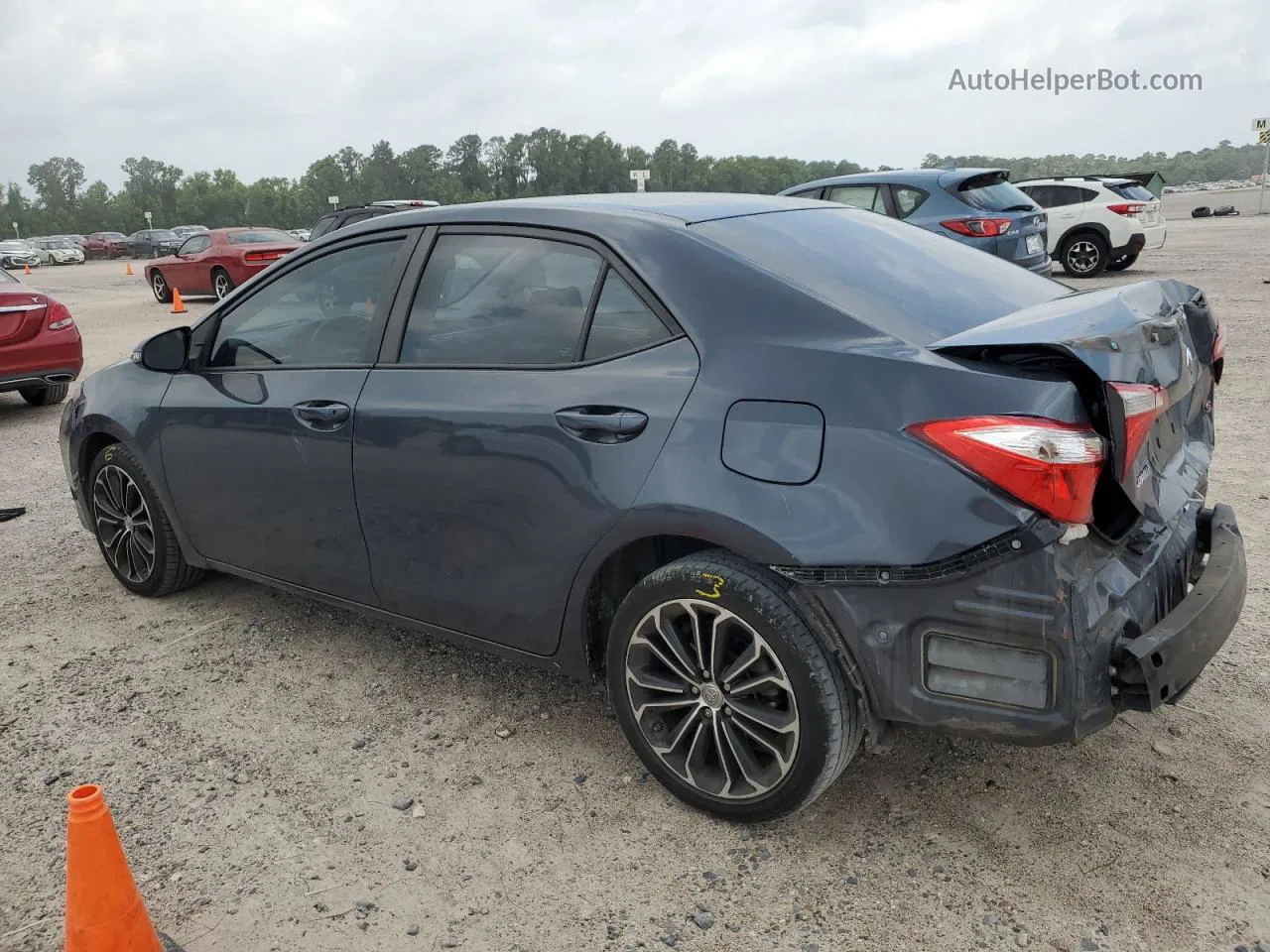 2016 Toyota Corolla L Charcoal vin: 5YFBURHE8GP526880