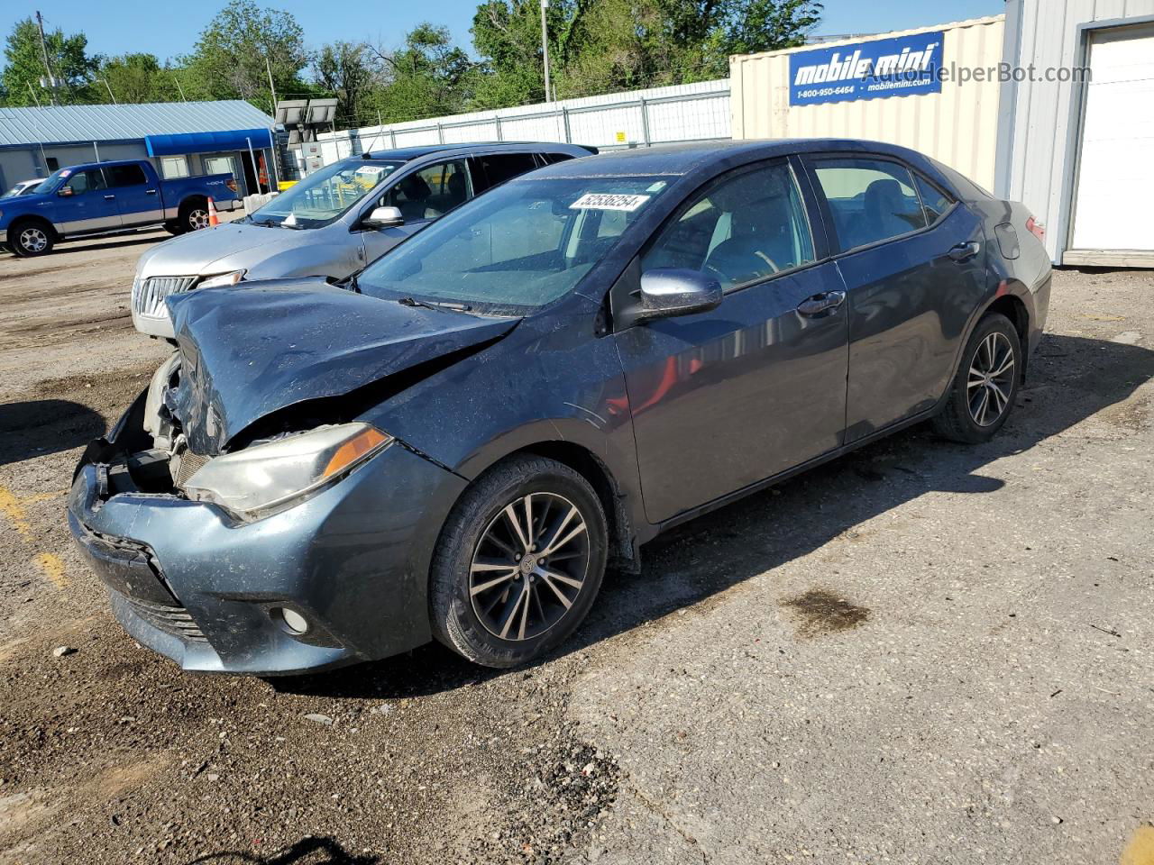 2016 Toyota Corolla L Charcoal vin: 5YFBURHE8GP564447