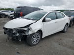 2017 Toyota Corolla L White vin: 5YFBURHE8HP589138