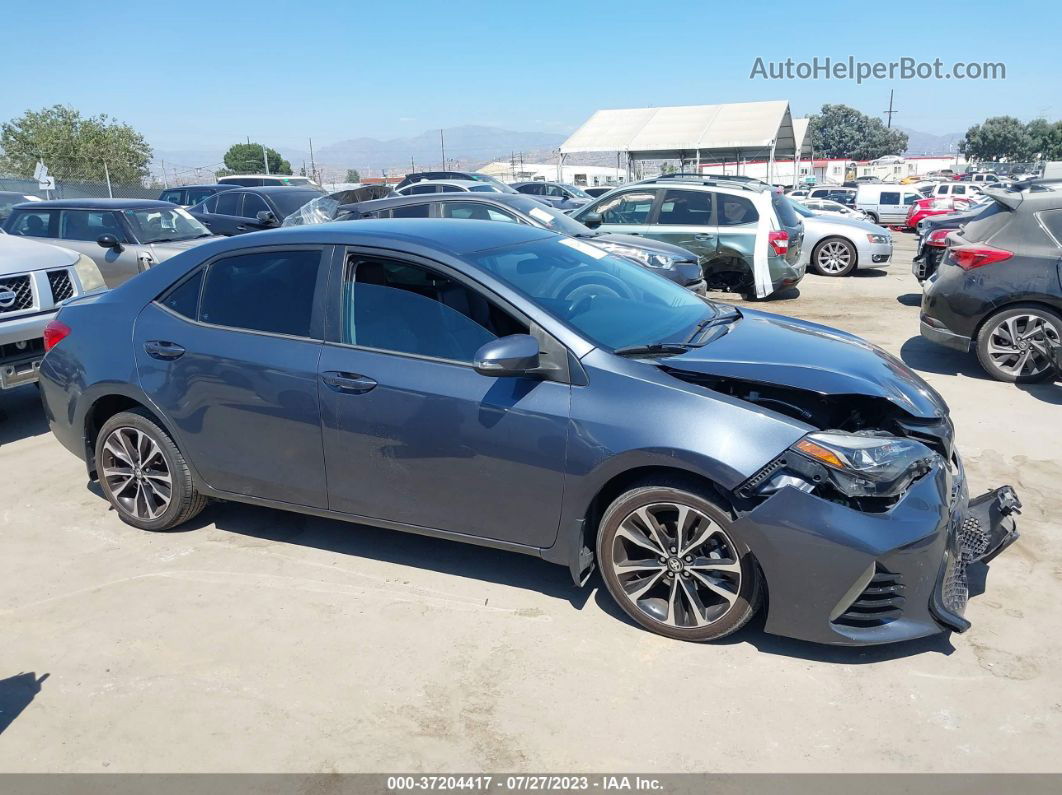 2017 Toyota Corolla L/le/xle/se Синий vin: 5YFBURHE8HP592136