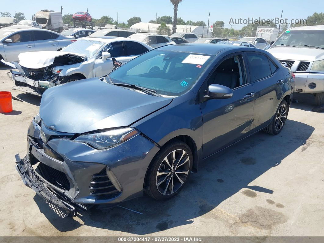 2017 Toyota Corolla L/le/xle/se Синий vin: 5YFBURHE8HP592136