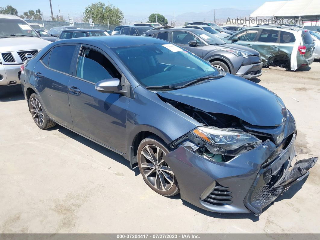 2017 Toyota Corolla L/le/xle/se Синий vin: 5YFBURHE8HP592136