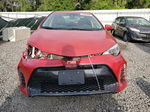 2017 Toyota Corolla L Red vin: 5YFBURHE8HP597207