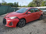 2017 Toyota Corolla L Red vin: 5YFBURHE8HP597207