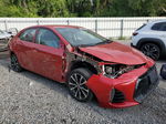 2017 Toyota Corolla L Red vin: 5YFBURHE8HP597207