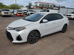 2017 Toyota Corolla L White vin: 5YFBURHE8HP598888