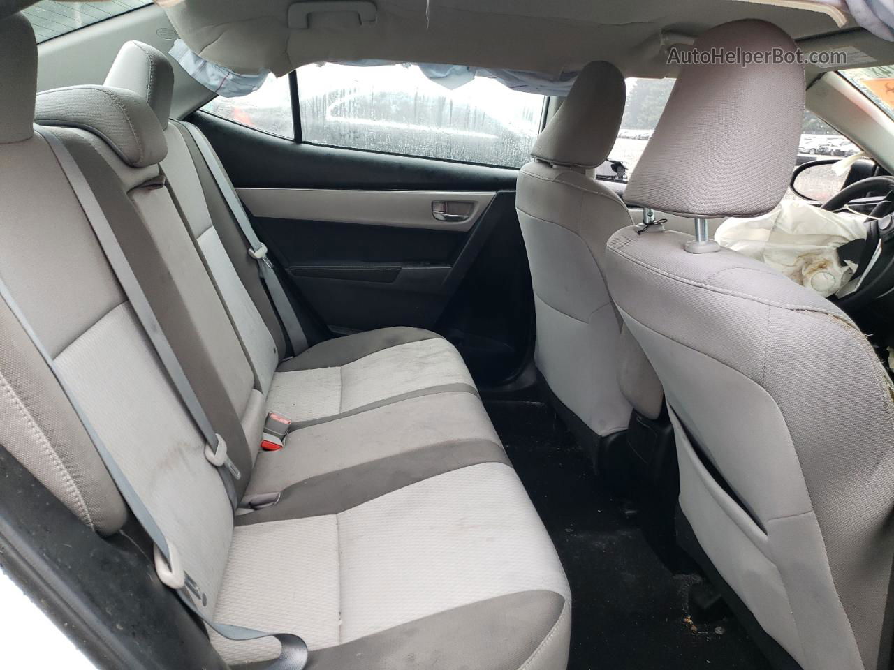 2017 Toyota Corolla L White vin: 5YFBURHE8HP607637