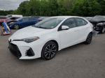 2017 Toyota Corolla L White vin: 5YFBURHE8HP614541