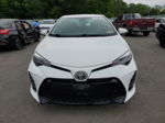 2017 Toyota Corolla L Белый vin: 5YFBURHE8HP614541