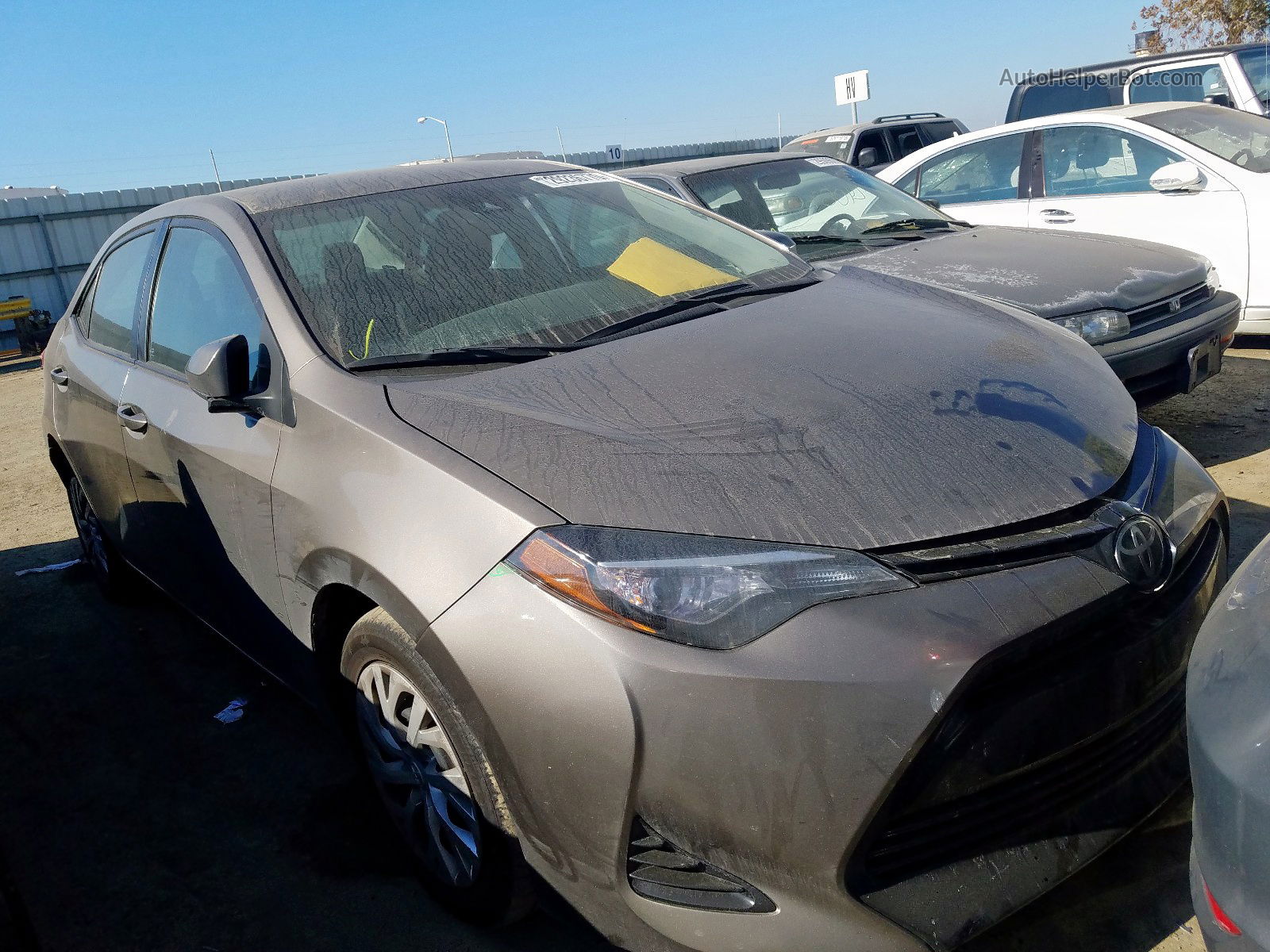 2017 Toyota Corolla L Charcoal vin: 5YFBURHE8HP620128